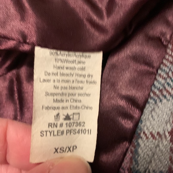 EUC Lux Vintage Cropped Plaid Short Sleeve Jacket, size XS - Picture 5 of 7